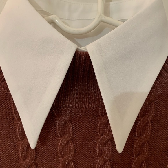 Women’s white shirt collar new without tags - Picture 2 of 10